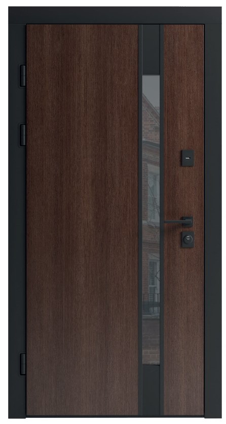 Дверь входная Rodos Ultra Lux F-202 дерево 2050x960 мм левая