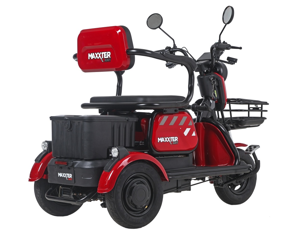 Электроскутер Maxxter ANT (Red) 500 Вт трехколесный