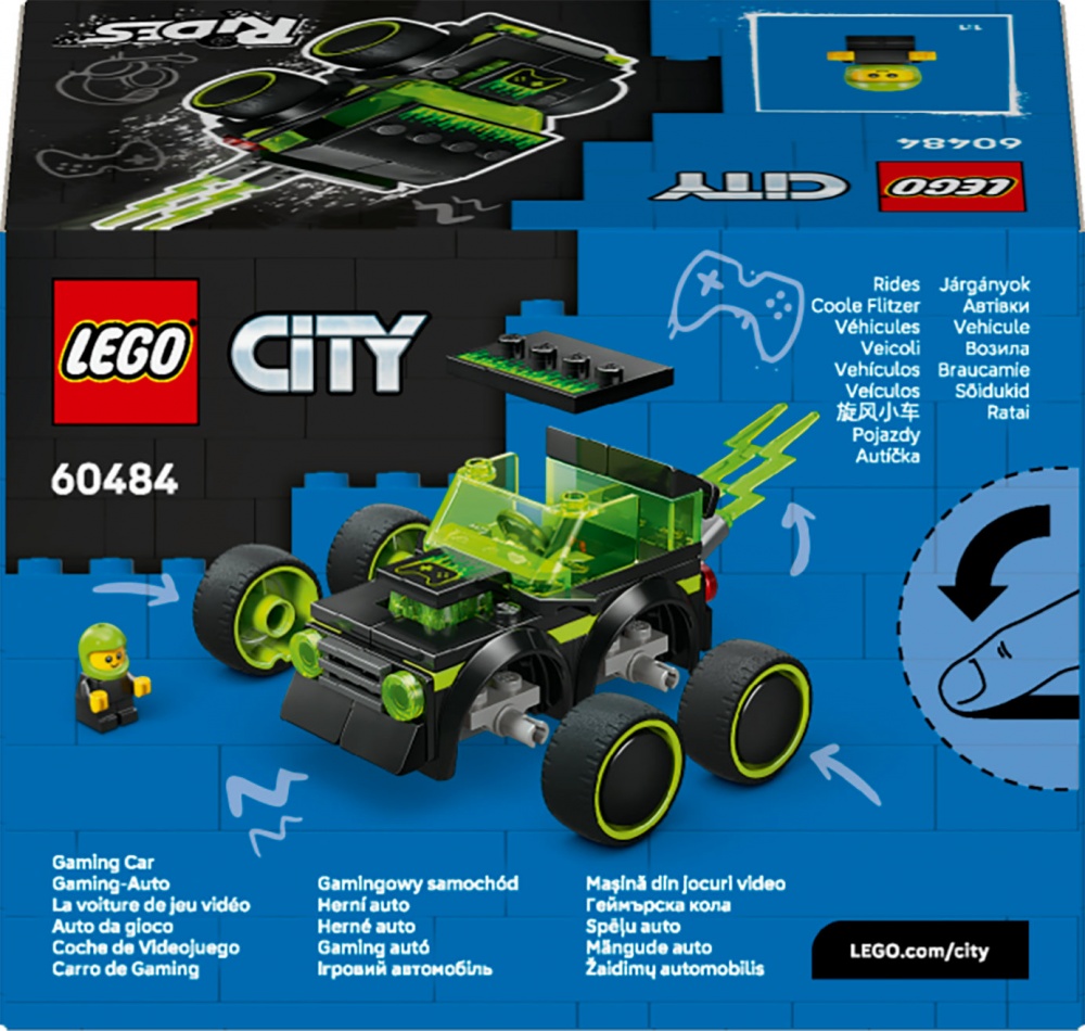 Конструктор LEGO City Автомобили – Игровой автомобиль для гонки. 60484