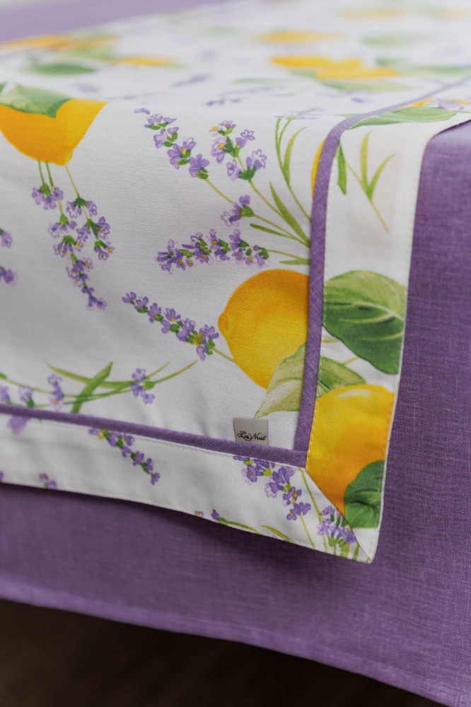 Ранер Lemons & Lavender 140x40 см білий La Nuit