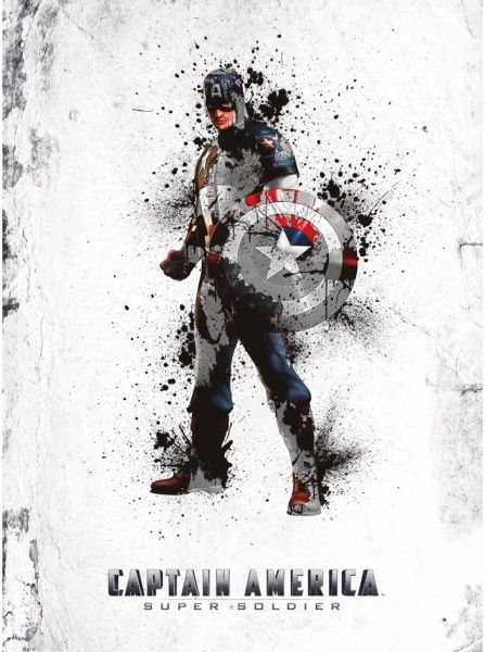 Картина Капитан Америка 21x29,7 см Posterclub 