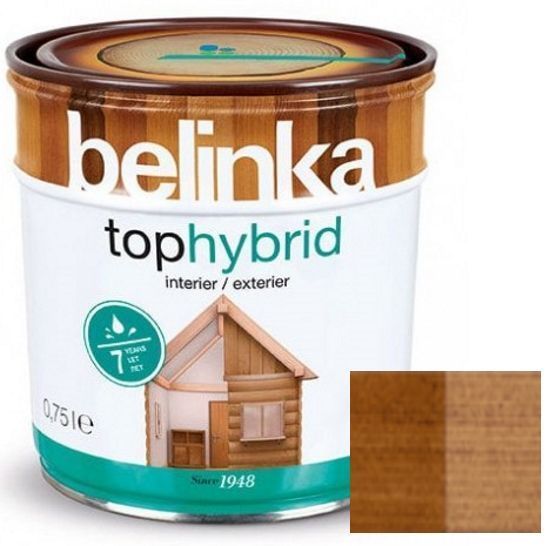 Лазур Belinka Tophybrid №4 горіх темний шовковистий глянець 0,75 л