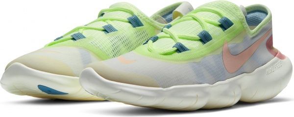 Кроссовки Nike WMNS FREE RN 5.0 2020 CJ0270-101 р.US 7 бежевый