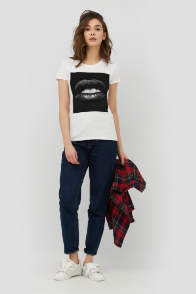 Футболка YAPPI WW1107 р.L білий