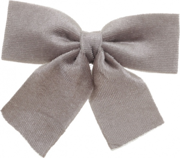 Набір новорічного декору банти для прикрашання ялинок срібні