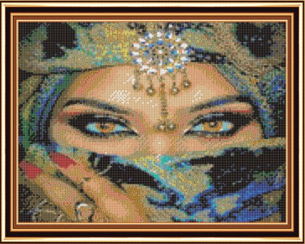 Картина стразами Погляд Сходу 40x50 см на підрамнику 954103 Santi 