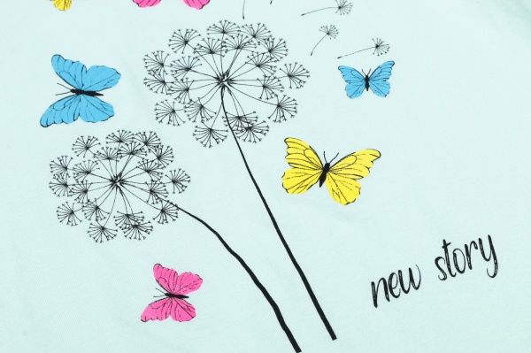 Піжама дитяча для дівчаток KOSTA 1434-2 р.158-164 чорний 