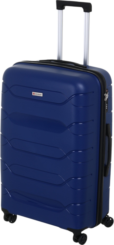 Валіза Compass №XY007 L 93 л синій 70x46x29 см