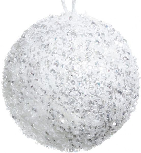 Шар пенопластовый d80 0963 белый