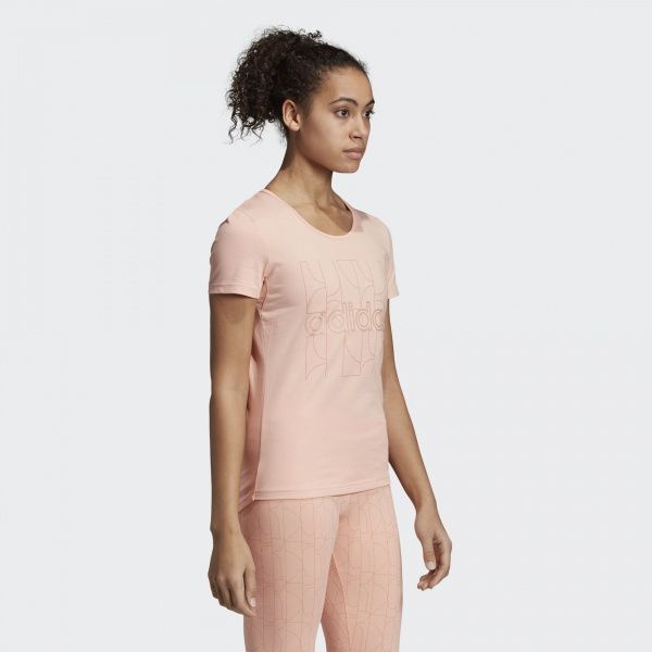 Футболка Adidas W MO Pr T-Shirt EH6470 S рожевий