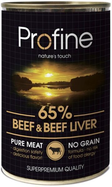 Консерва Profine для собак яловичина та печінка 400 г