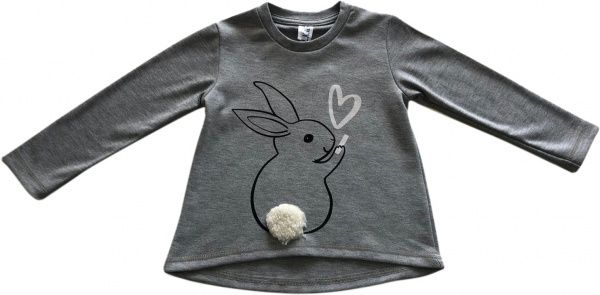 Джемпер Roksana 1067/22005 Зайчик р.110-116 серый 
