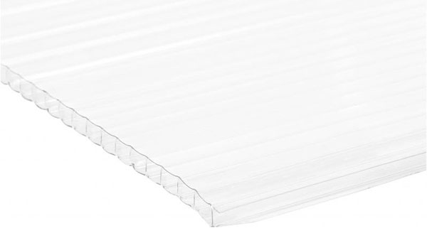 Лист поликарбонатный сотовый 8H/2 8 мм прозрачный