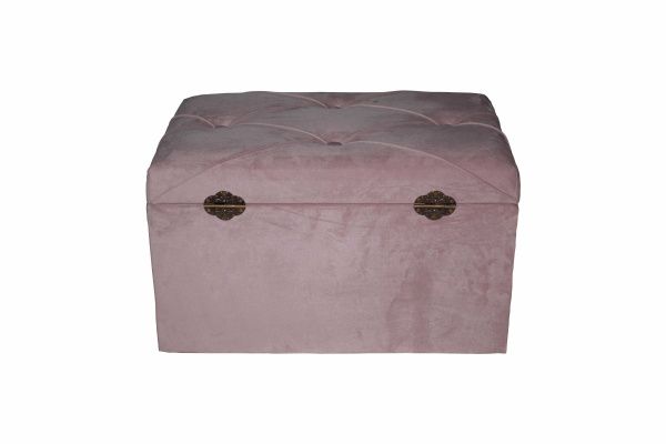 Скриня-пуф Джемісон фіолетовий
