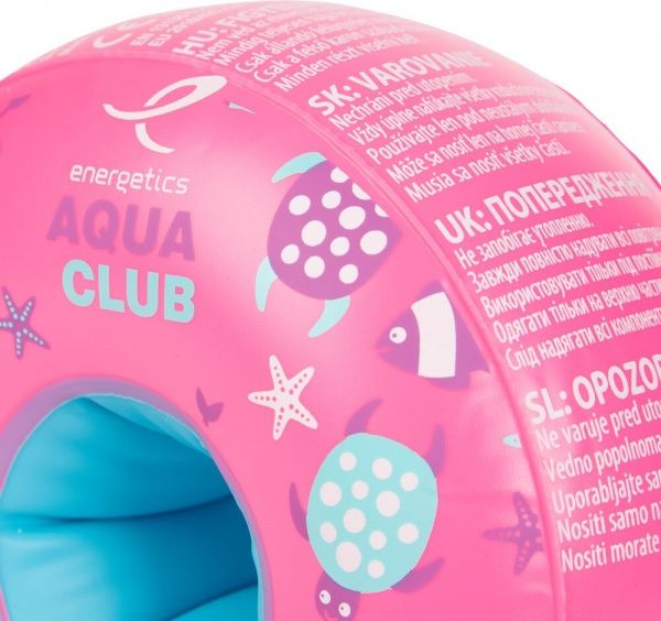 Нарукавники Energetics KIDS SWIM WING LOOPS розовый