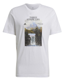 Футболка Adidas MOUNTAIN TEE M GN6851 р.S білий