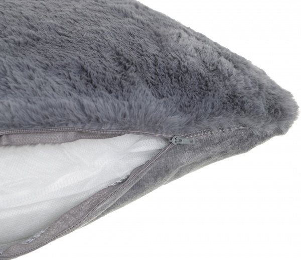 Подушка KM 100% полиэстер 45x45 см серый 