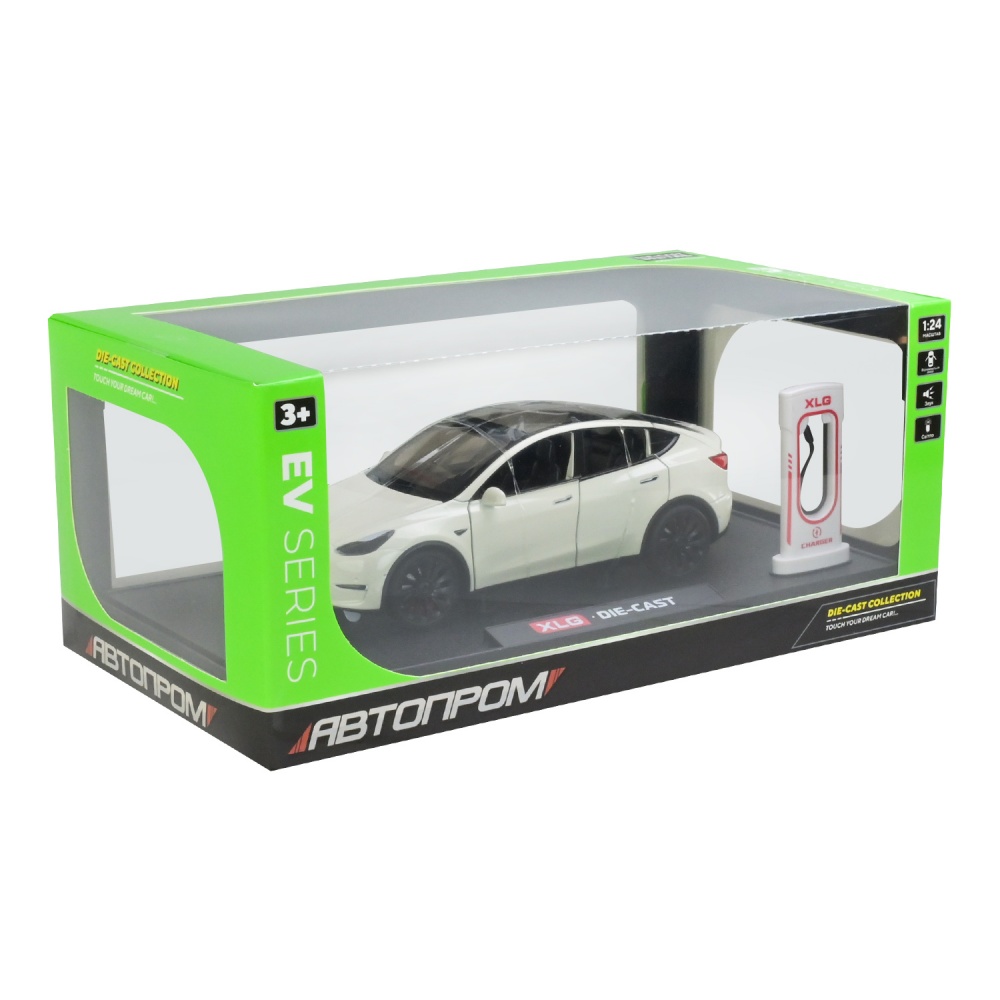 Автомобіль Автопром 1:24 із зарядною станцією AP7711