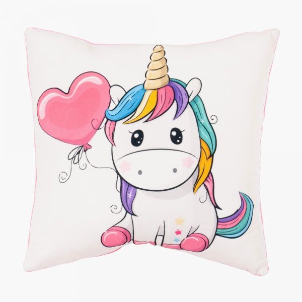 Подушка декоративна Stip Єдиноріг із серцем 33 см