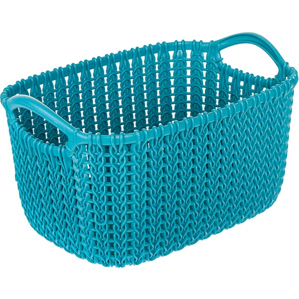 Корзина для хранения пластиковая Curver 230778 Knit XS прямокутний 250x175x140 мм