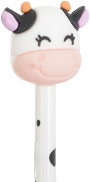 Ручка шариковая Веселая коровка прищуренная 