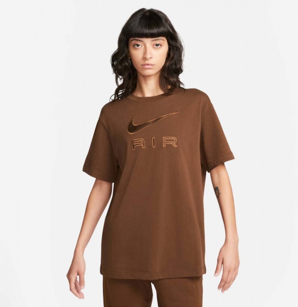 Футболка Nike TEE BF AIR DR8982-259 р.XL коричневий