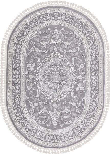 Ковер Art Carpet BONO 138 P56 gray О 60x110 см 