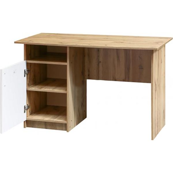 Стіл письмовий Пєхотін Леон дуб тахо/білий 