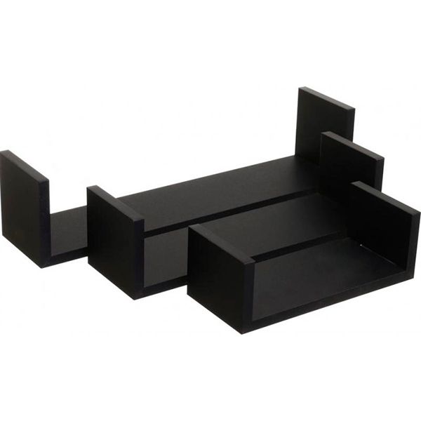 Комплект полок Zhangzhou Нанси 3 шт черный