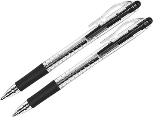 Набор ручек шариковых Flair Gripwell 2 шт. черные 