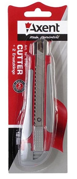 Нож канцелярский Axent 18 мм 6702-А 