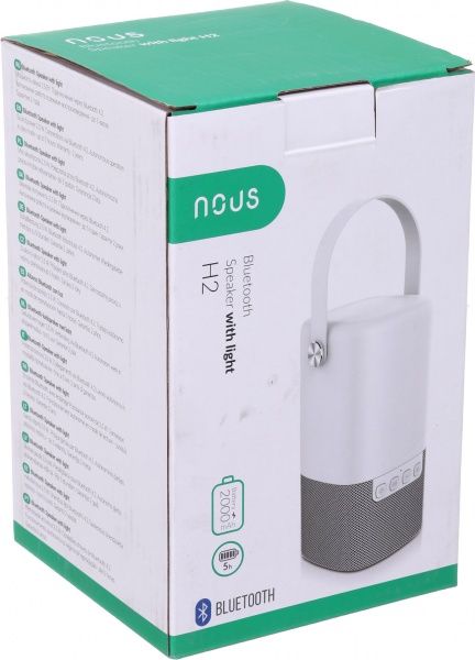 Смарт-світильник Nous з Bluetooth колонкою 1 Вт білий H2 White 