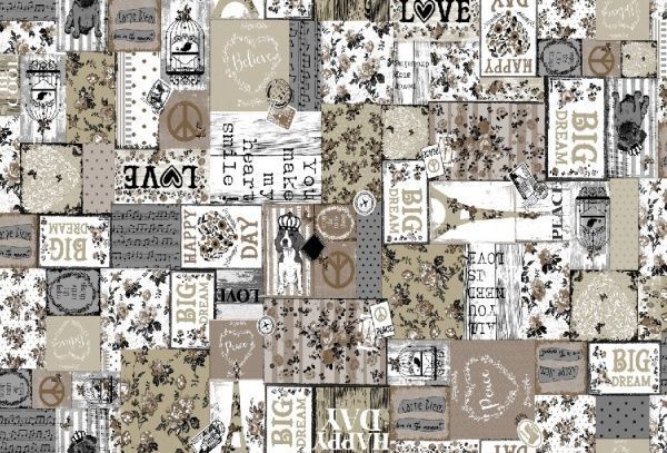 Скатерть ES0477-4 Коллаж 135x100 см разноцветный Даріана 