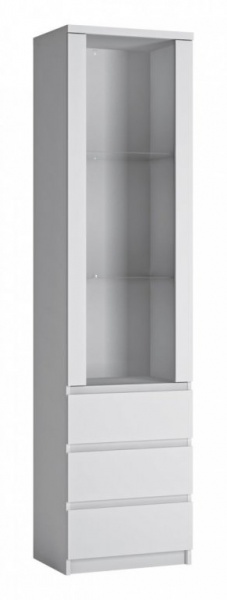 Вітрина Meble Wojcik Fribo 1D3S FRIV01 альпійський білий 
