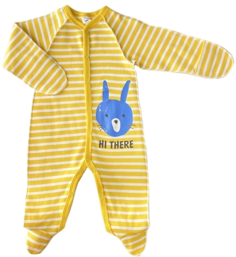 Комбінезон для хлопчика Smil смужка р.62 жовтий 108617 