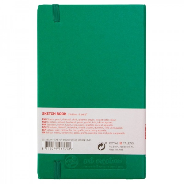 Блокнот для графіки Rosa Talent Forest Green 13x21 см 9314332M 