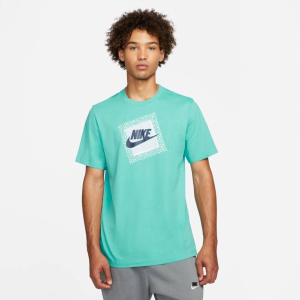 Футболка Nike M NSW 3 MO FRANCHISE 1 TEE DN5260-392 р.2XL бірюзовий