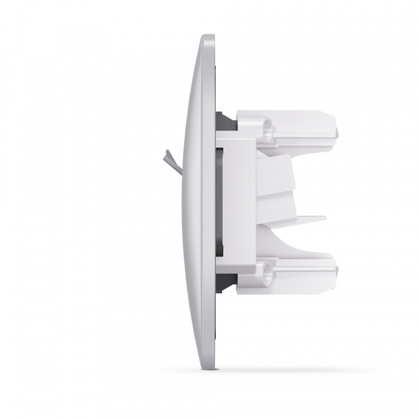 Розетка компьютерная Videx Binera CAT6 IP20 серебряный шелк VF-BNSK1PC6-SS