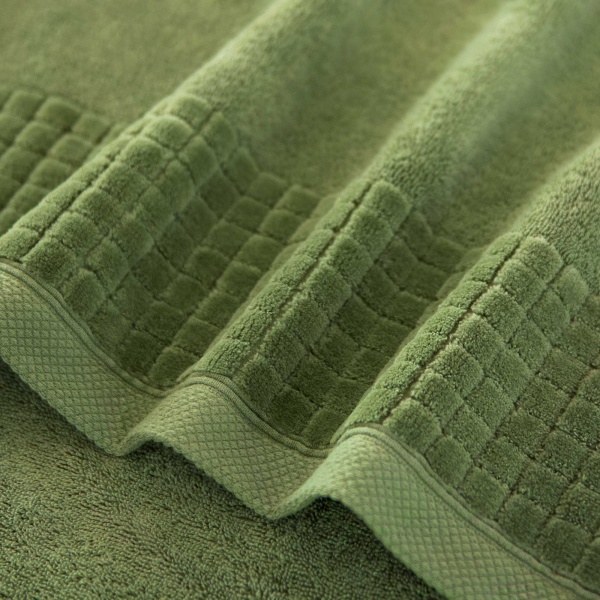 Рушник махровий Paulo 70x140 см зелений Zwoltex 