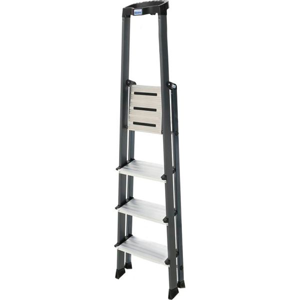 Лестница-стремянка Krause Securo 4 анодированная (126429) c органайзером