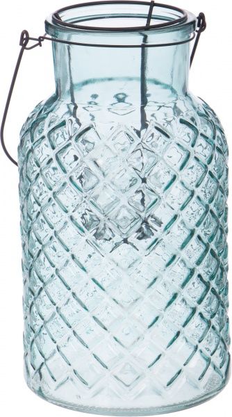 Свічник Ліхтар зі скляним стаканчиком 14x26 см