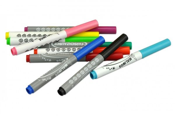 Набір фломастерів Malinos Farbenzauber 5+5 шт.