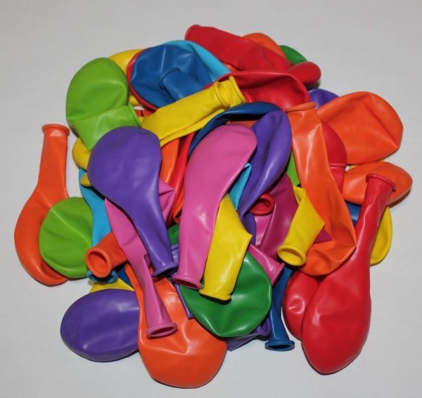 Шарики воздушные Свято мрій 25 см разноцветный 50 шт.