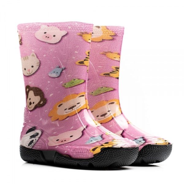 Сапоги резиновые Олдком Cartoon Joy р.25-26 розовый 