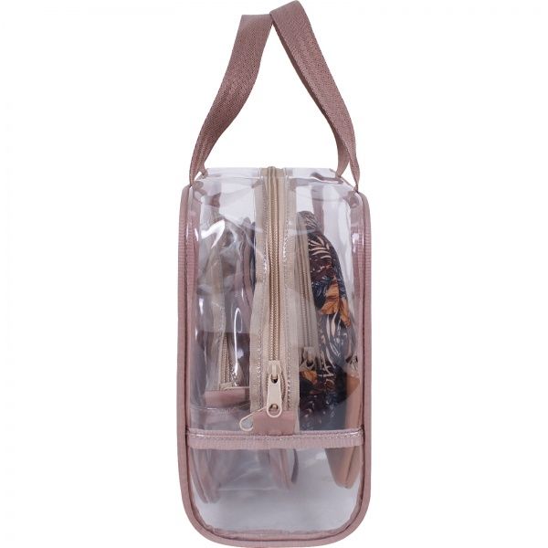 Набор косметичек Bagland 5 в 1 7 л прозрачный суб.875 (72230) 