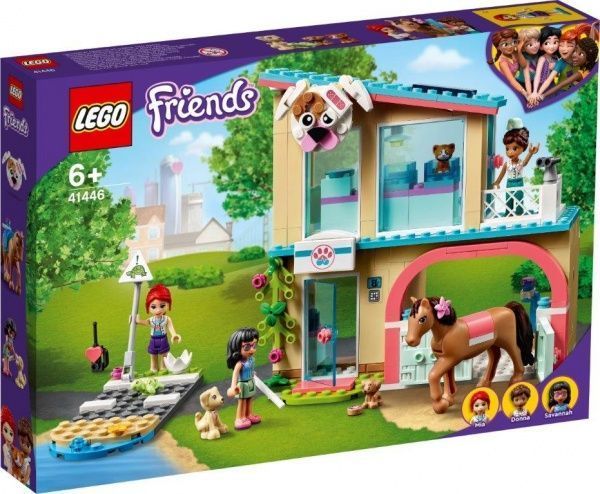 Конструктор LEGO Friends Ветеринарна клініка в Хартлейк-Сіті 41446