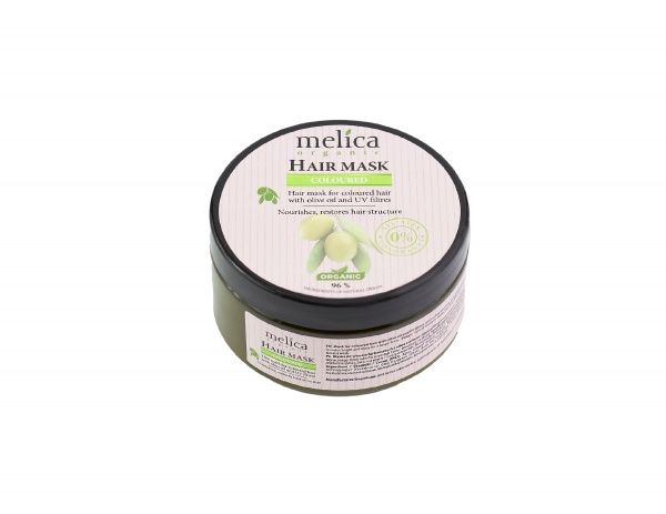 Маска для волосся Melica Organic з екстрактами лопуха та оливи 350 мл