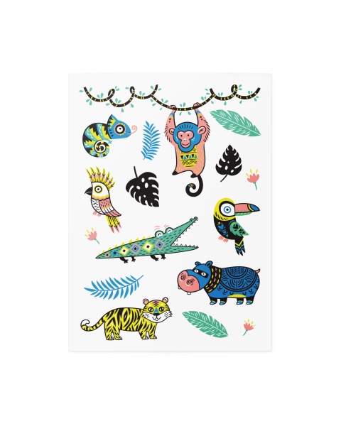 Тату временное TATTon.me Jungle mix