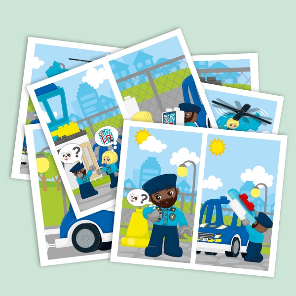 Конструктор LEGO DUPLO Полицейский участок и вертолёт 10959