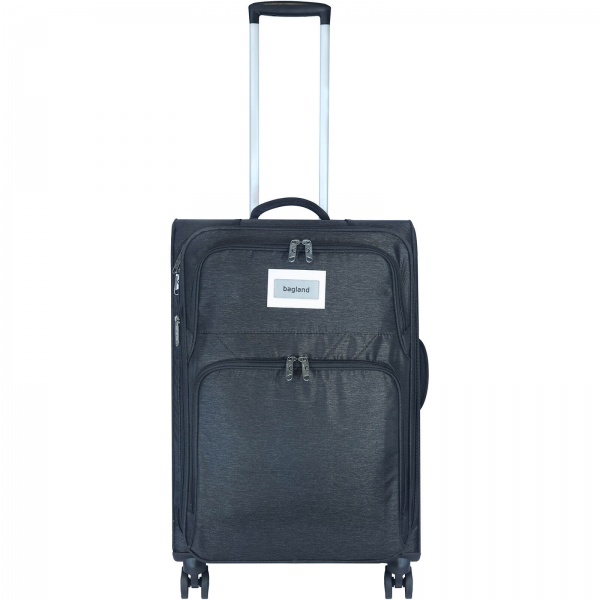 Чемодан Bagland Валенсия (3796924) 63 л черный 